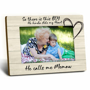 Foyoulame Uncle 4x6 Wooden Photo Frame Tabletop Memaw Color