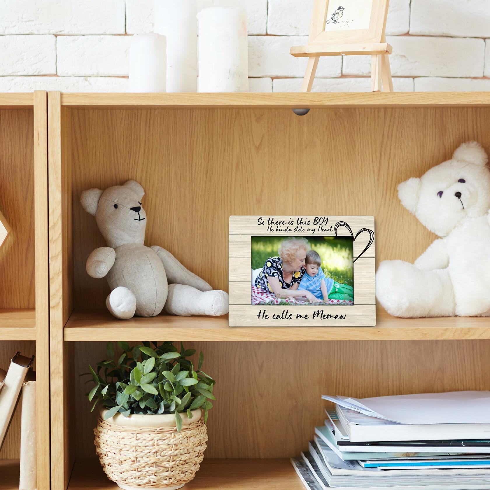 Foyoulame Uncle 4x6 Wooden Photo Frame Tabletop Memaw Color