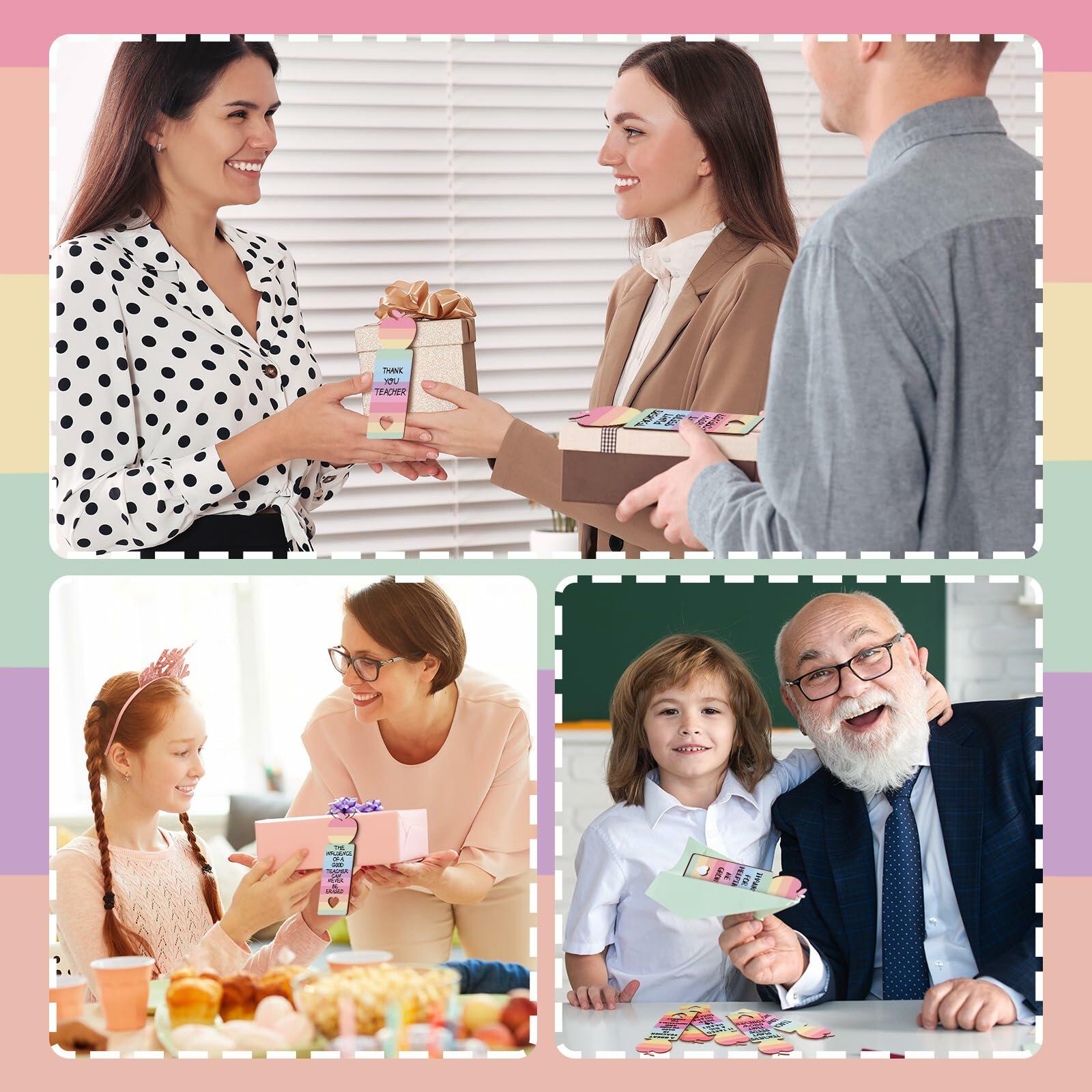 Glenmal Pink Inspirational Wood Bible Verse Bookmarks 24 Pcs Bulk Gift