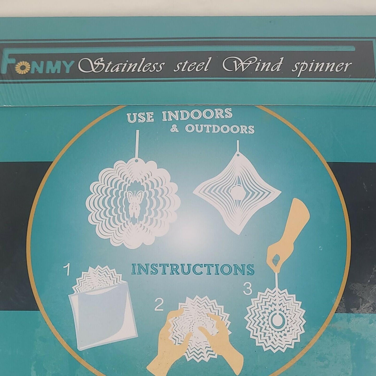 Fonmy Stainless Steel Wind Spinner Kit Tree Of Life 6” Multi Color NEW SEALED