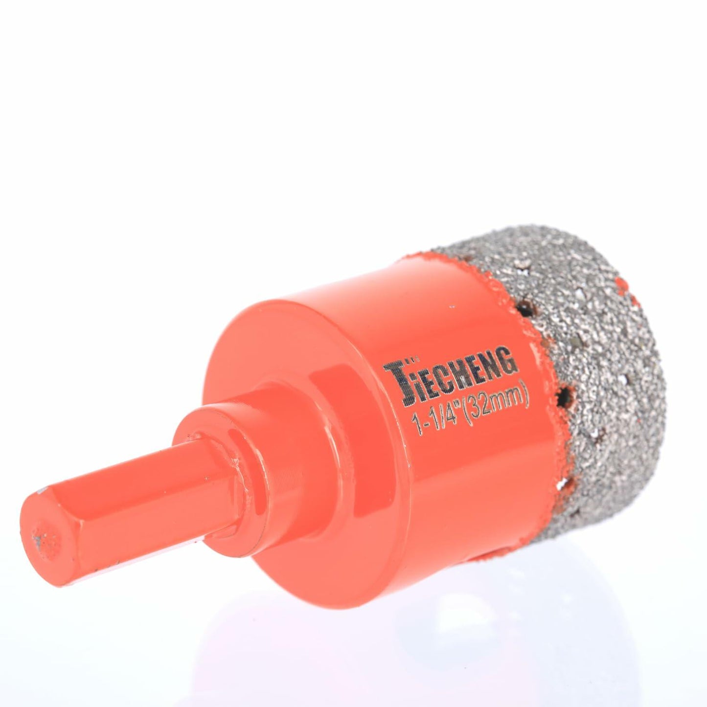JIECHENG 1-1/4" Diamond Hole Saw 32mm Red for Ceramic Glass Tile Marble