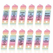 Glenmal Pink Inspirational Wood Bible Verse Bookmarks 24 Pcs Bulk Gift