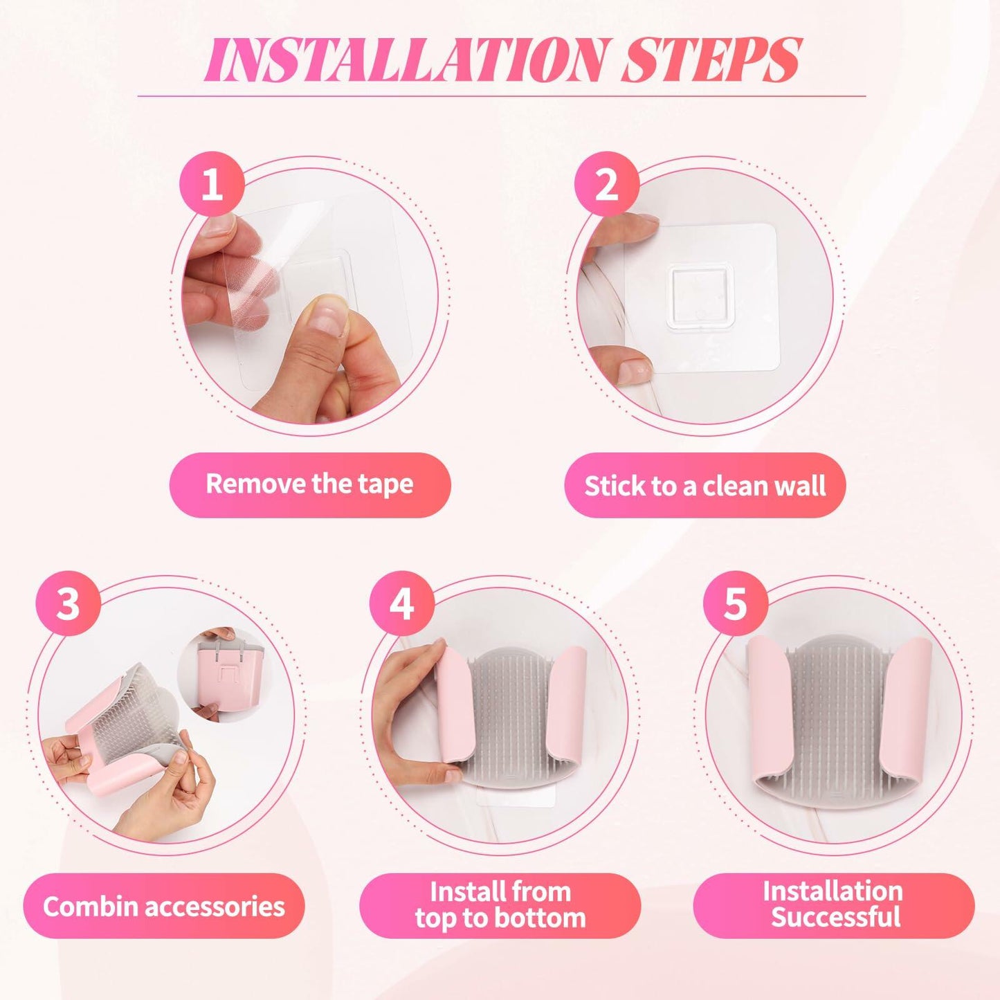 Shower Hair Catcher Drain Protector Trap Easy Clean Removable Bathroom