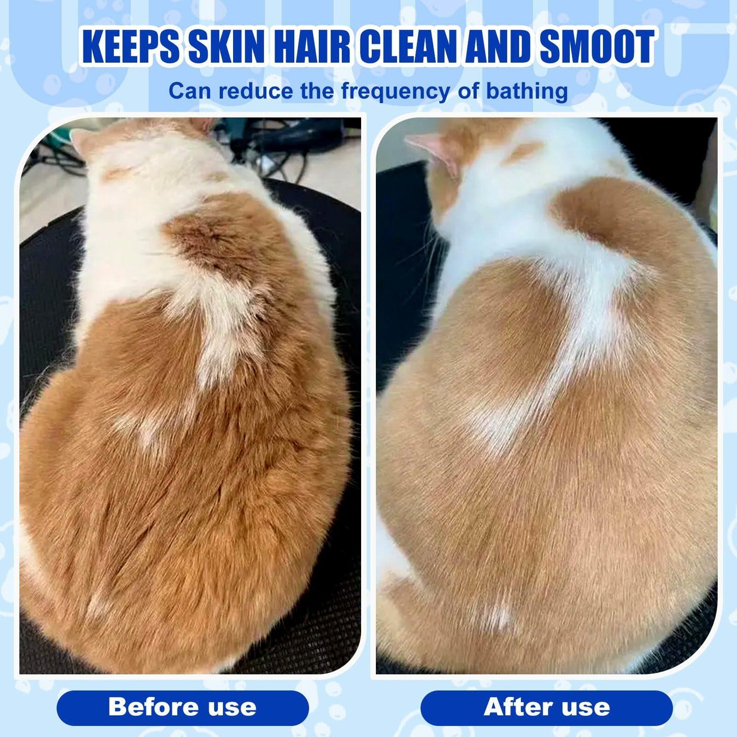 4-in-1 Cat Steam Brush Spritz Defur Comb Indoor Blue Pet Grooming Tool