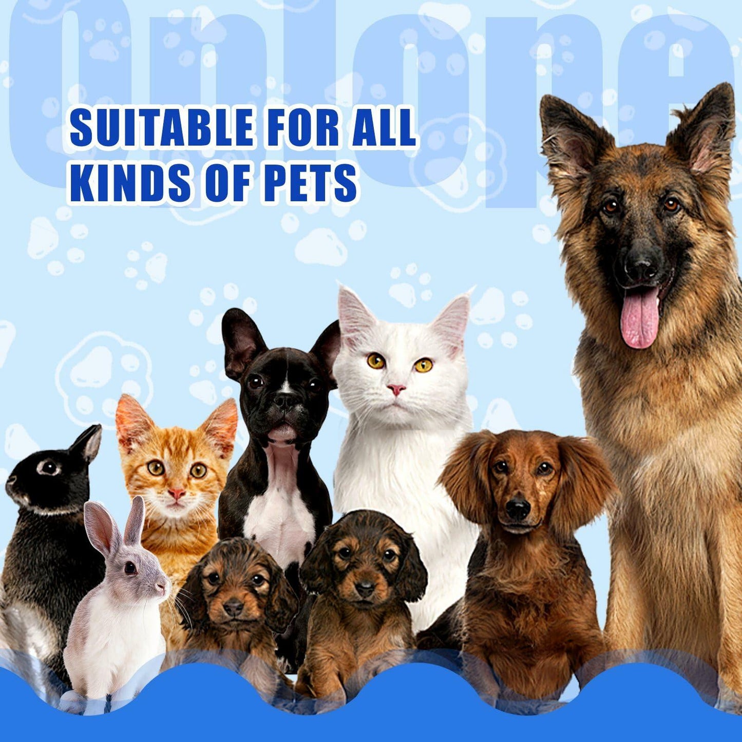 4-in-1 Cat Steam Brush Spritz Defur Comb Indoor Blue Pet Grooming Tool