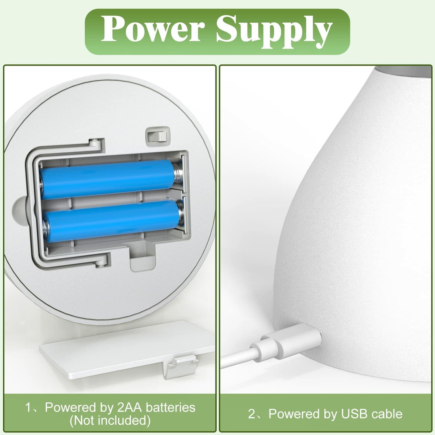 [Like New] TMACTIME Fly Repellent Fan 3 Pack USB Battery Powered Soft Blades White