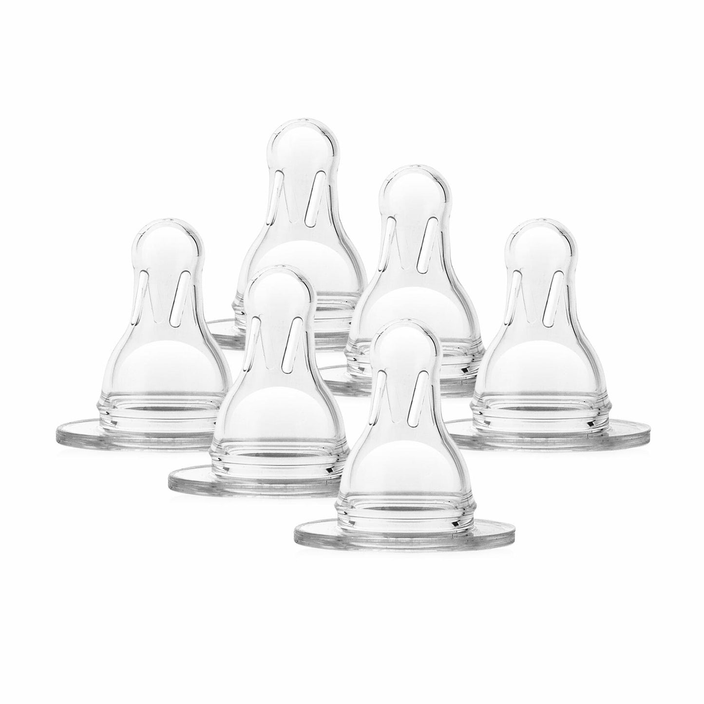 Dr. Brown's Standard Replacement Nipple Level 2 Medium Flow 6 Count