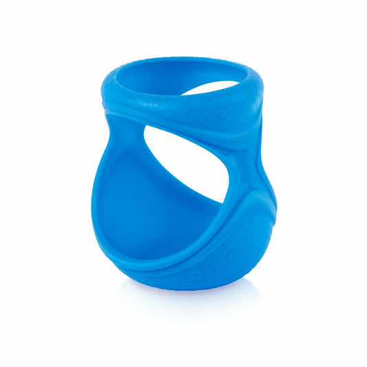 Joovy Boob Silicone Sleeve Blue Fits 5 Ounce Glass Baby Bottle