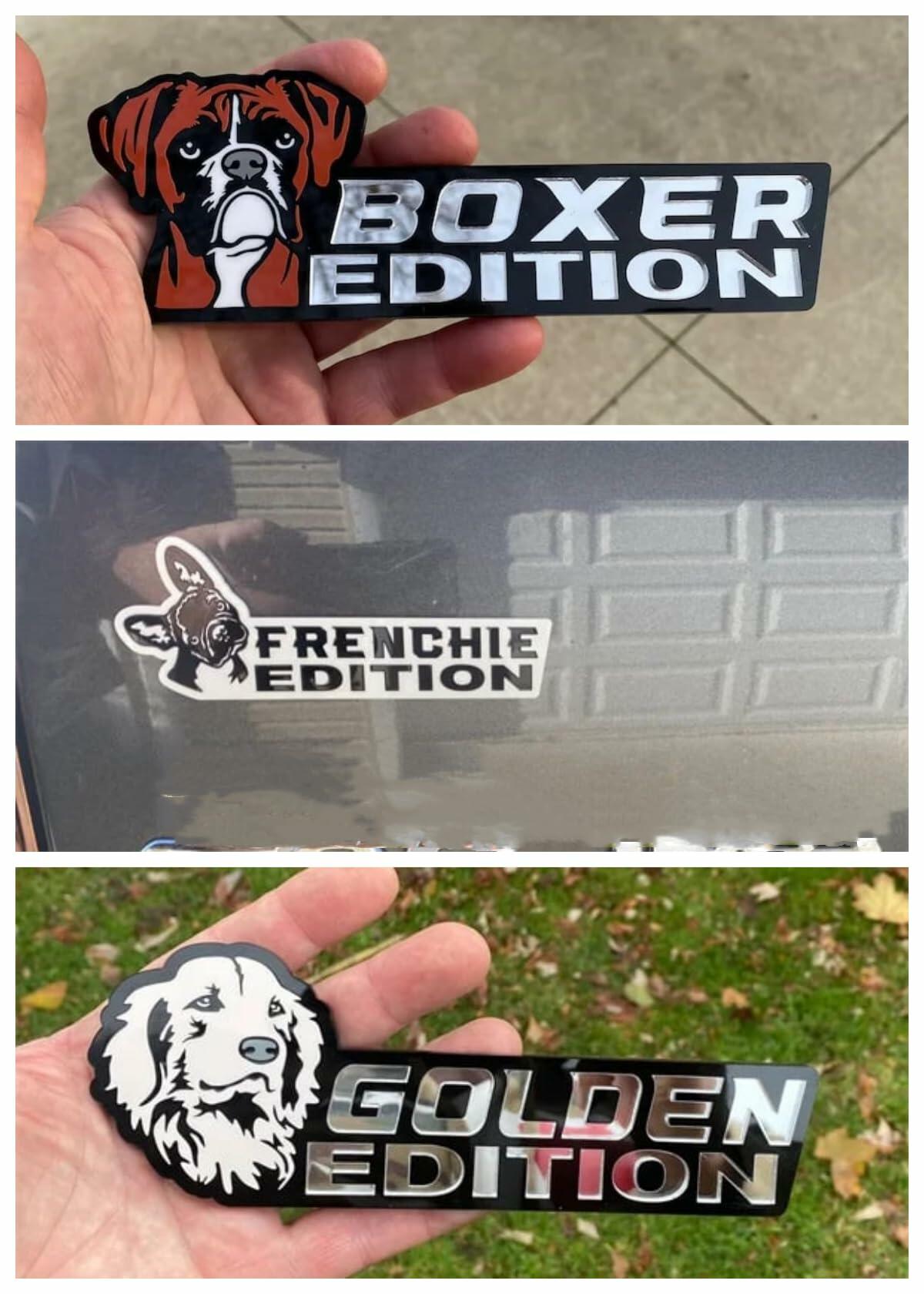 Mandydy 3D Dog Badge Decal Emblem Sticker Labrador Car Truck RV