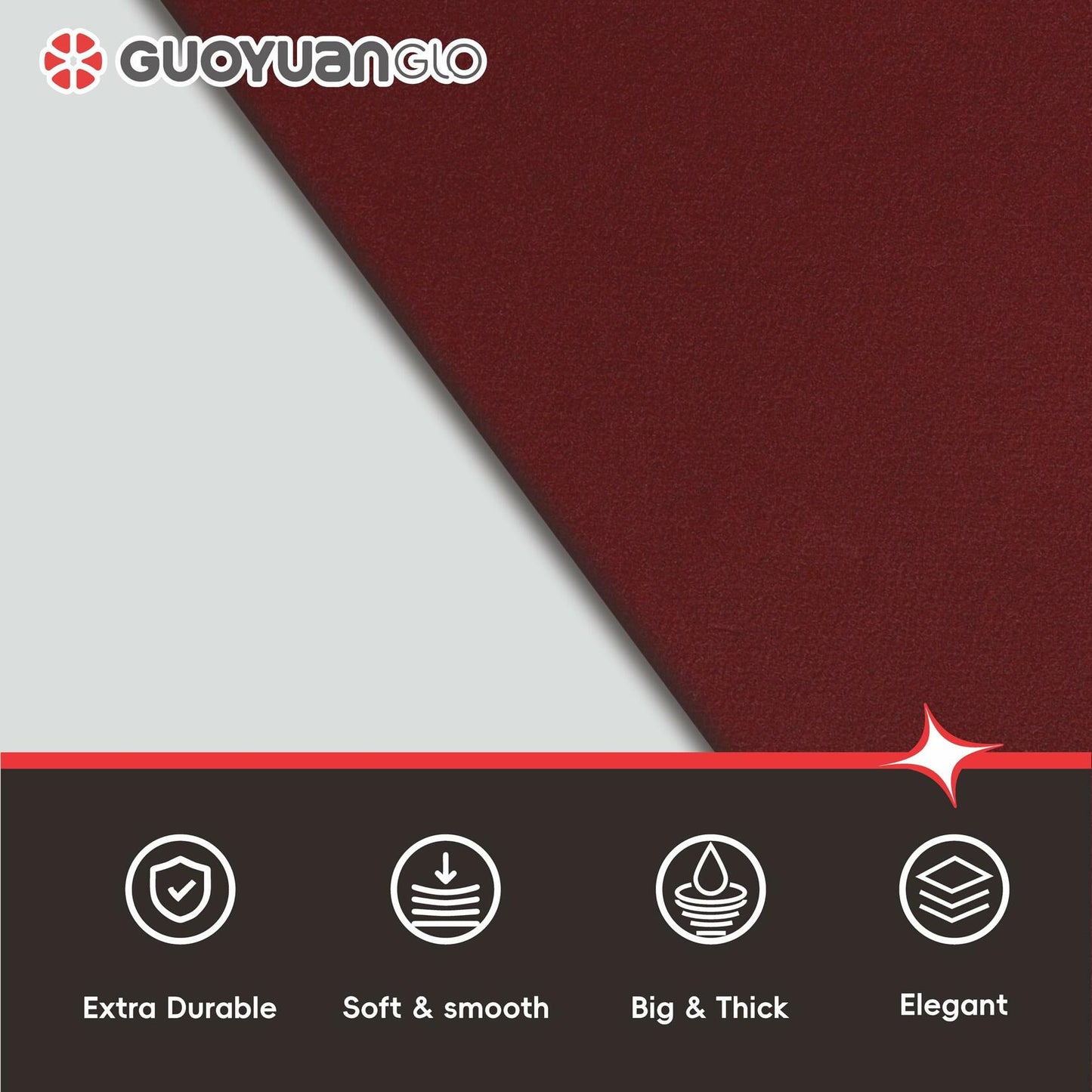 GUOYUANGLO Disposable Linen Feel Paper Napkins Green 12x17in 100 Pack