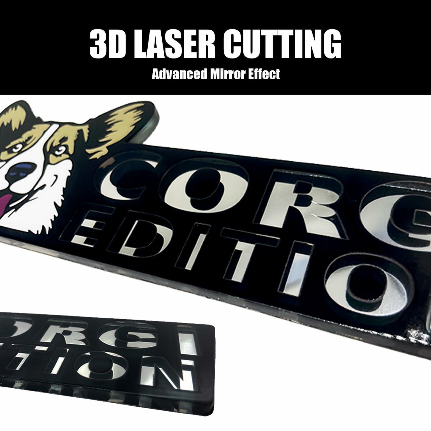 Mandydy 3D Dog Badge Decal Emblem Sticker Labrador Car Truck RV