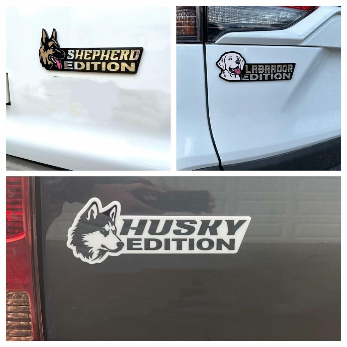 Mandydy 3D Dog Badge Decal Emblem Sticker Labrador Car Truck RV