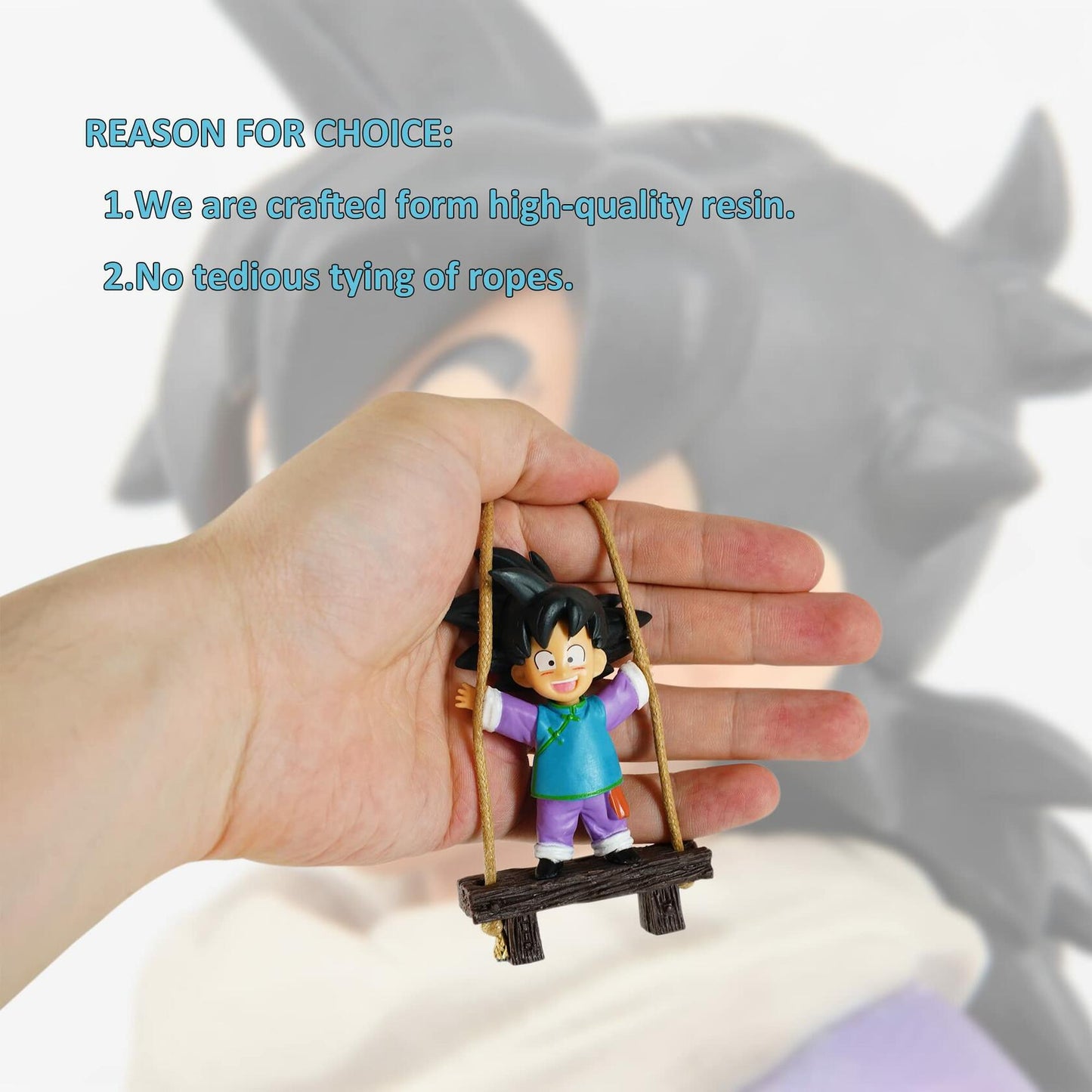 GONIAOCON Car Swing Ornament Purple Stainless Steel Rear View Mirror Decor