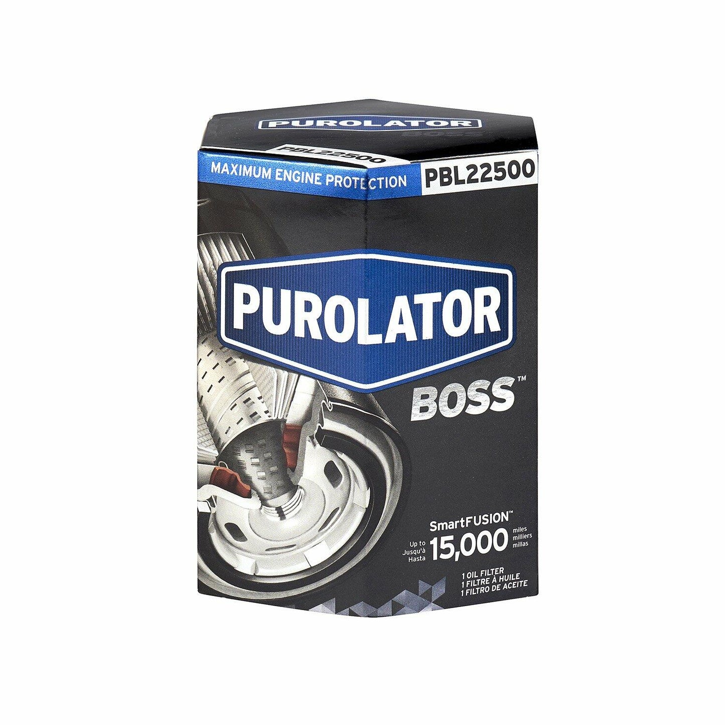 PurolatorBOSS Maximum Engine Protection Spin On Oil Filter GM Ford Compatible