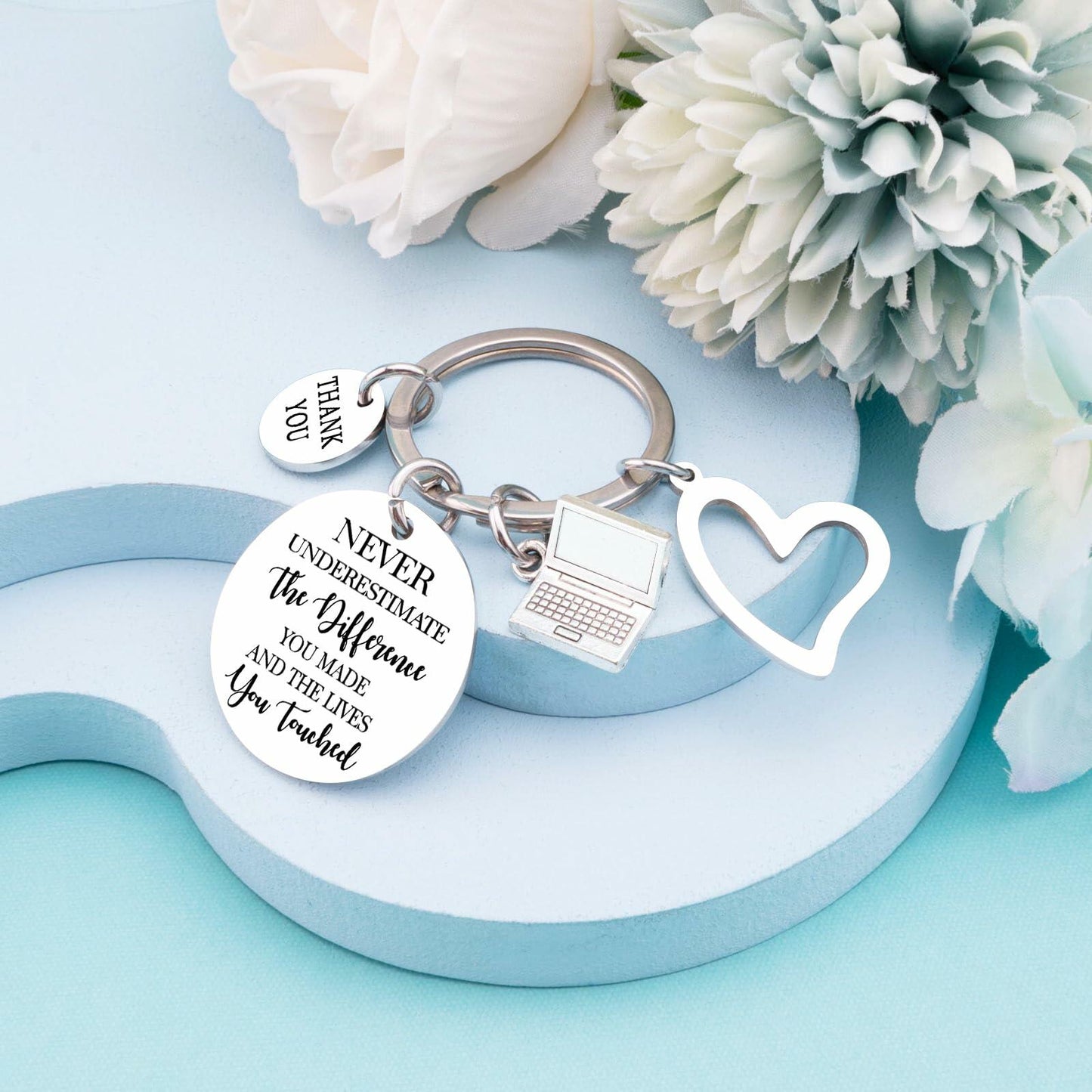 Davrock Electrical Engineering Software Engineer Keychain Silver Small