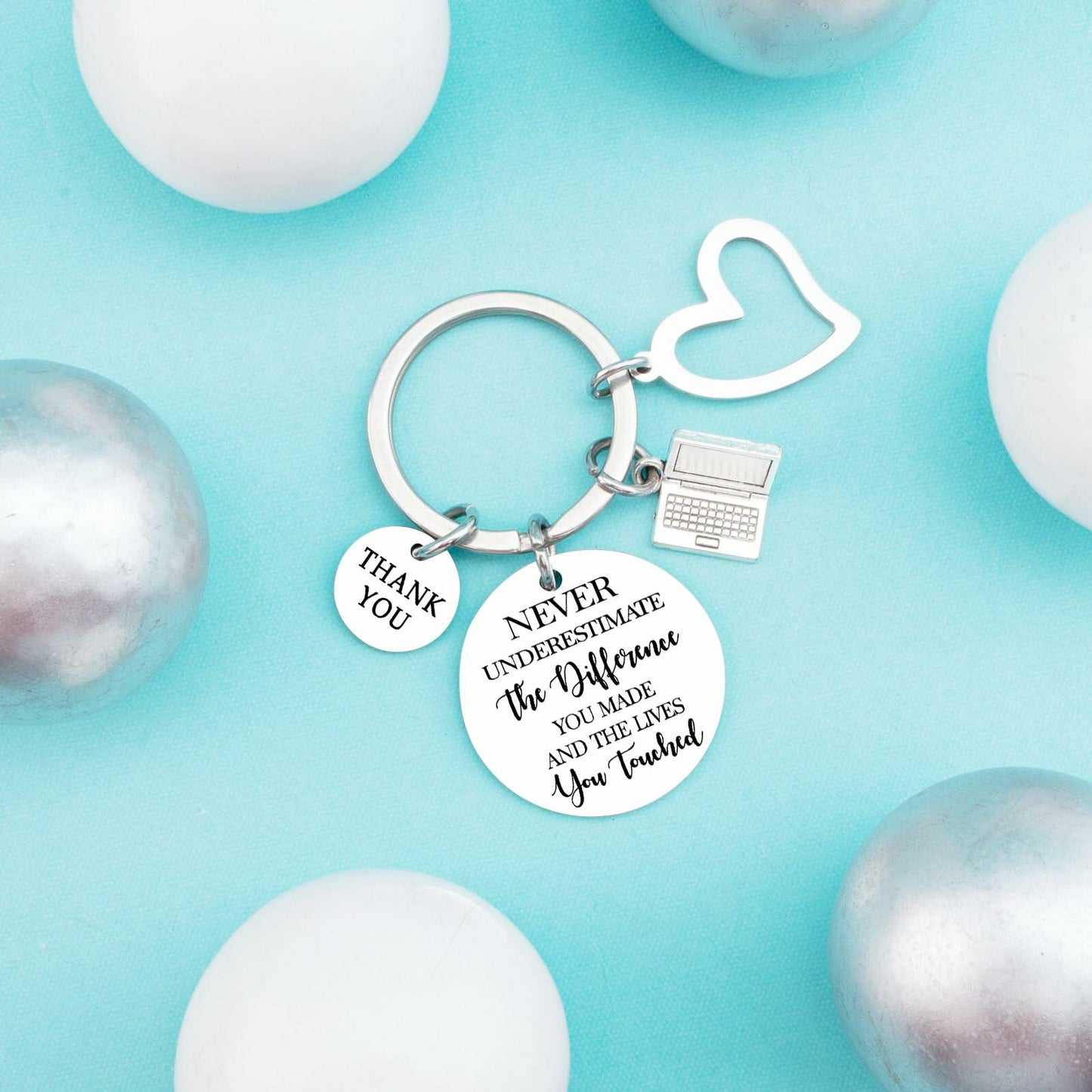 Davrock Electrical Engineering Software Engineer Keychain Silver Small