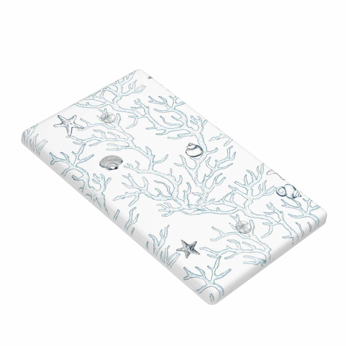 romyessen Ocean Coral Light Switch Cover Decorative Wall Plate Standard Size