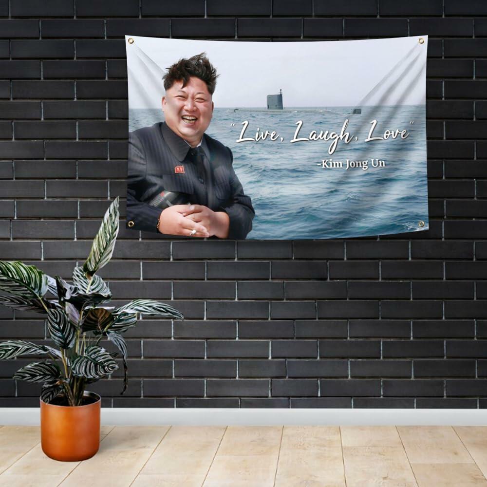 ENMOON Flag Tapestry 3x5ft Polyester Banner Multicolor Brass Grommets