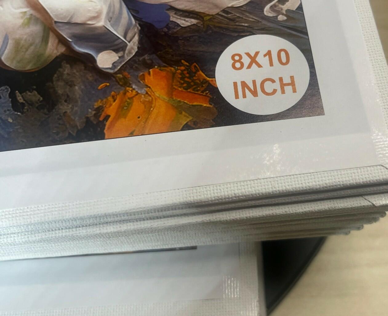 Simetufy Artists' Canvas Panel Oil Acrylic Painting 8x10in 12-Pack Primed Cotton