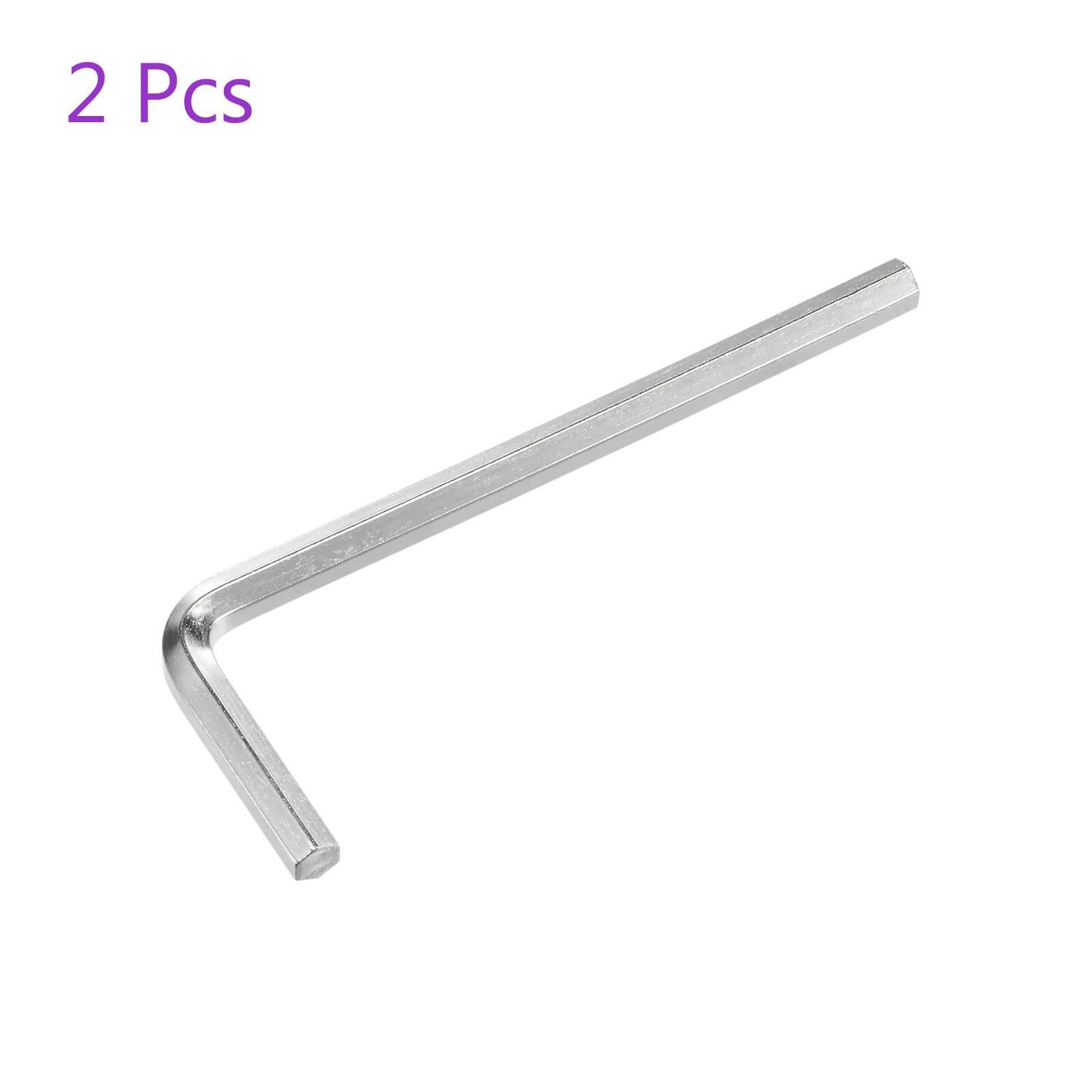 DMiotech 3/16" Hex Key Wrench L Shaped CR-V 2 Pack Aluminum 84mm