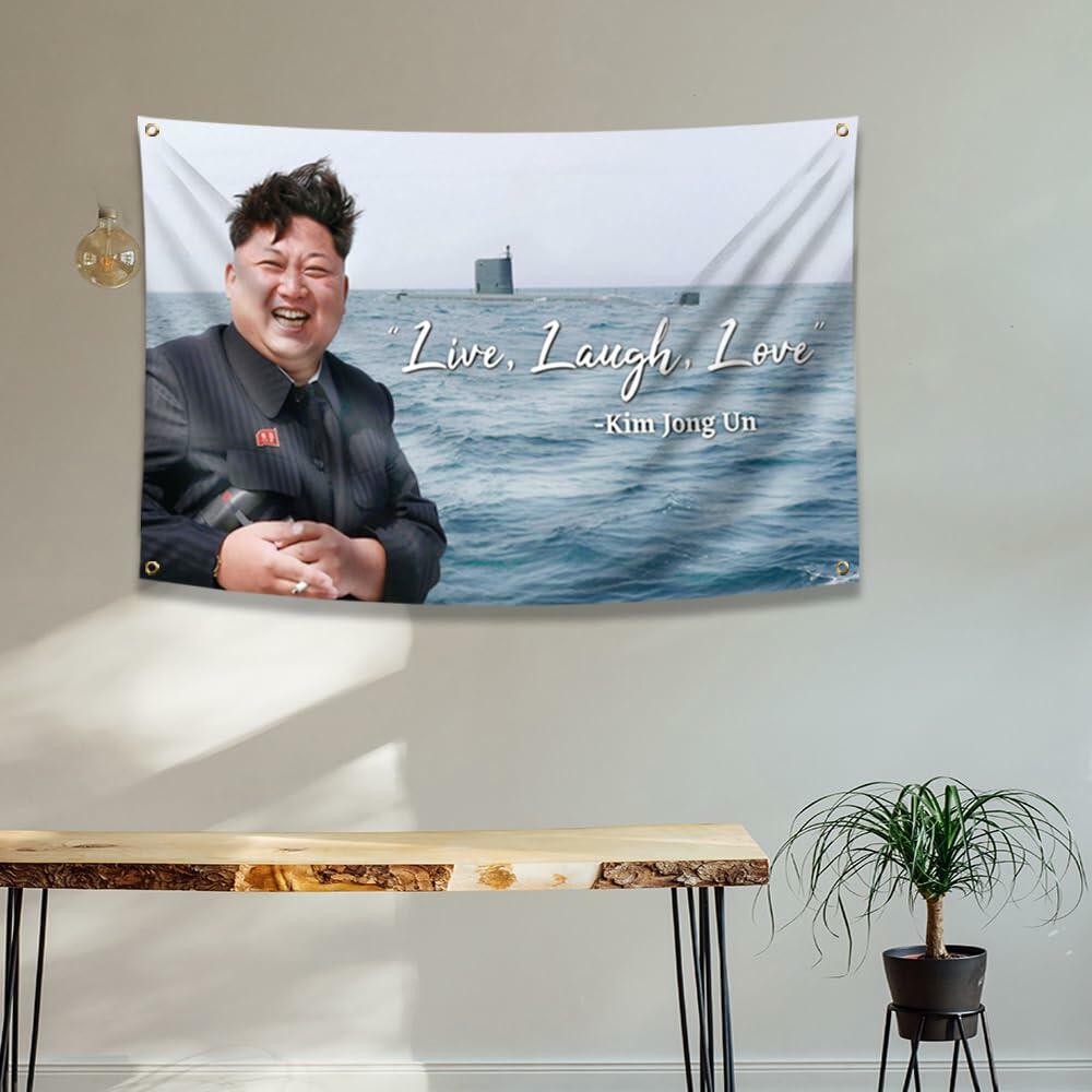 ENMOON Flag Tapestry 3x5ft Polyester Banner Multicolor Brass Grommets