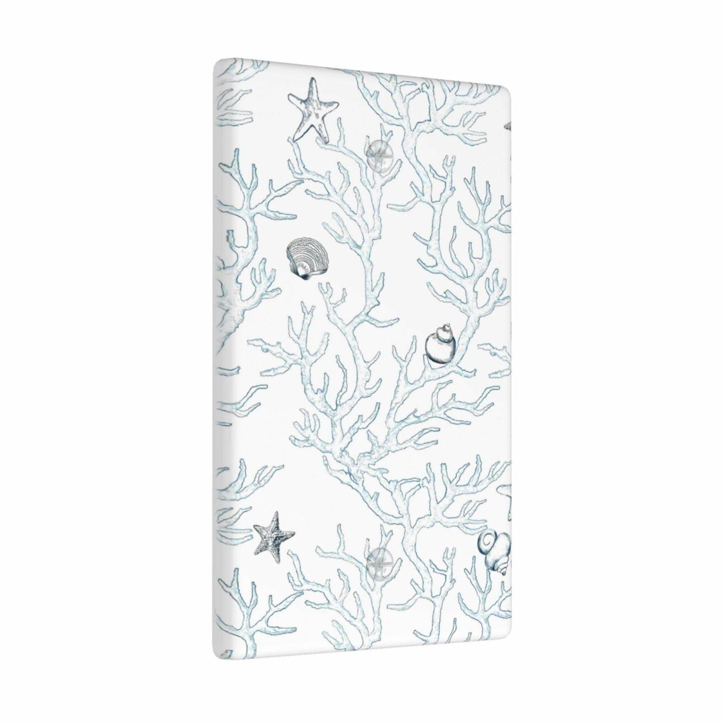 romyessen Ocean Coral Light Switch Cover Decorative Wall Plate Standard Size