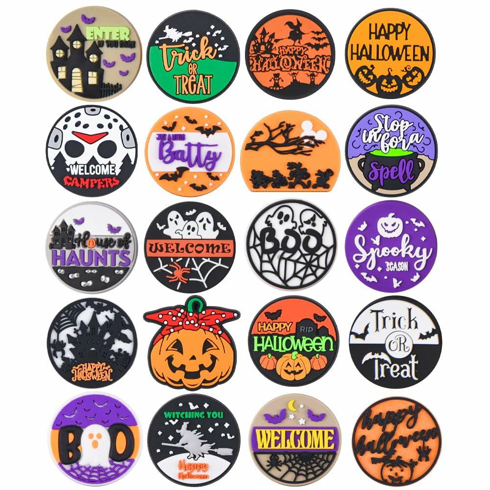 CovCap Compatible Stanley 30&40oz Tumbler Halloween Silicone Straw Covers 10pcs