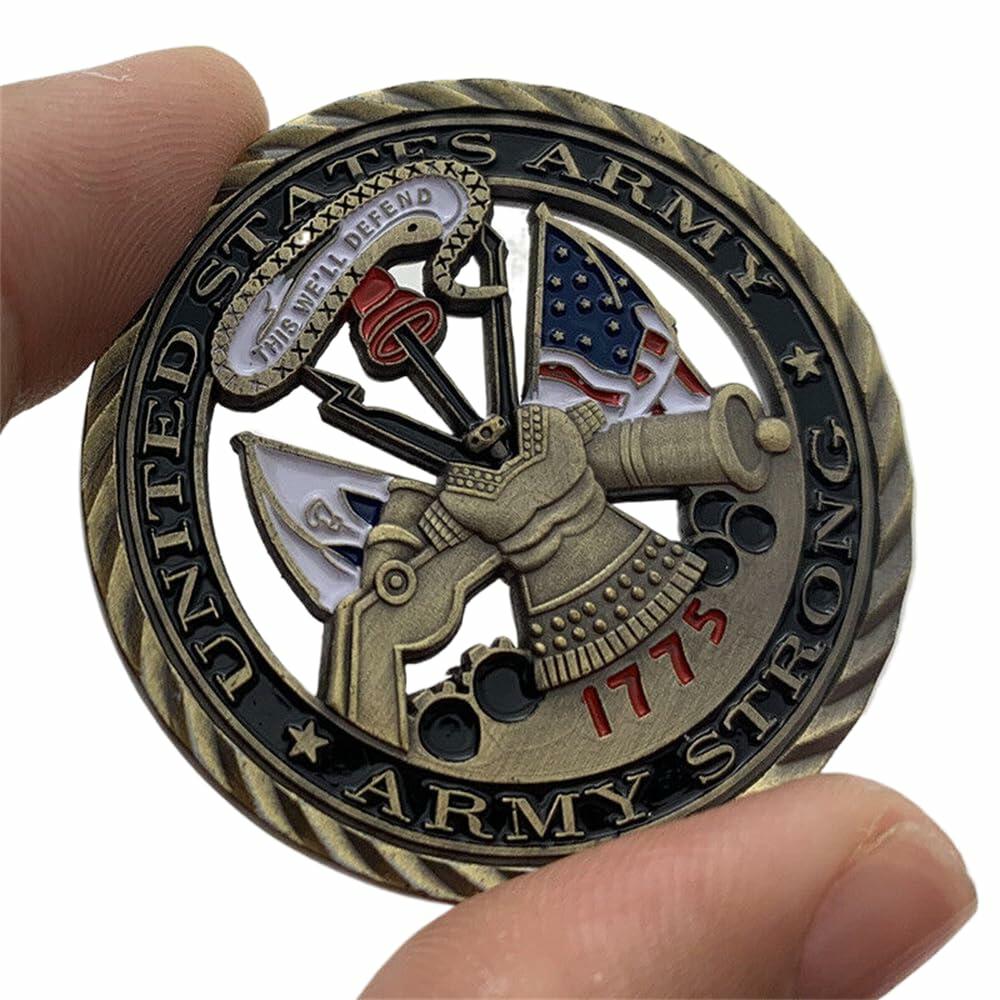 Army Air Force 1775 Bronze Challenge Coin Military Honor Collectible