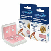 Hionfurt Motion Sickness Bands Anti Nausea Wristband Pink 2 Pairs