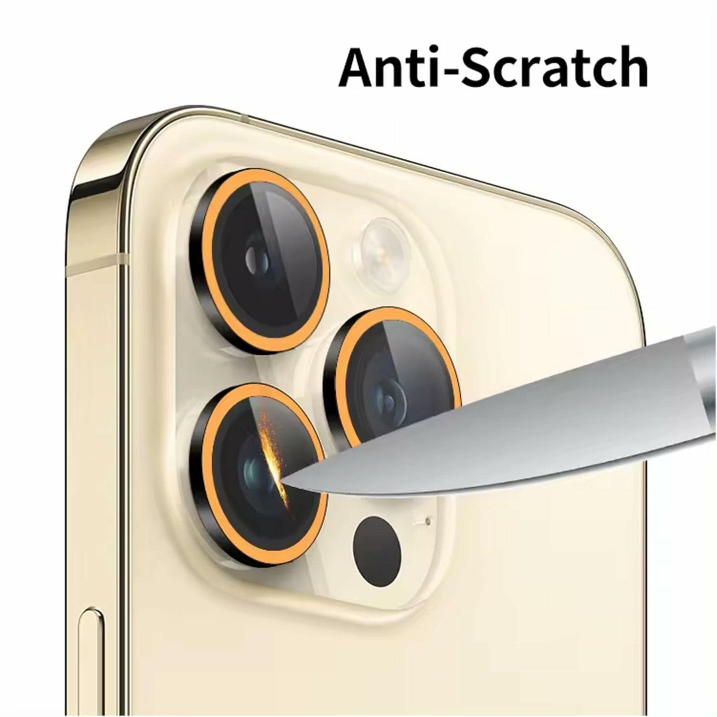 Generic Glow in The Dark iPhone 16 Plus Camera Lens Protector White