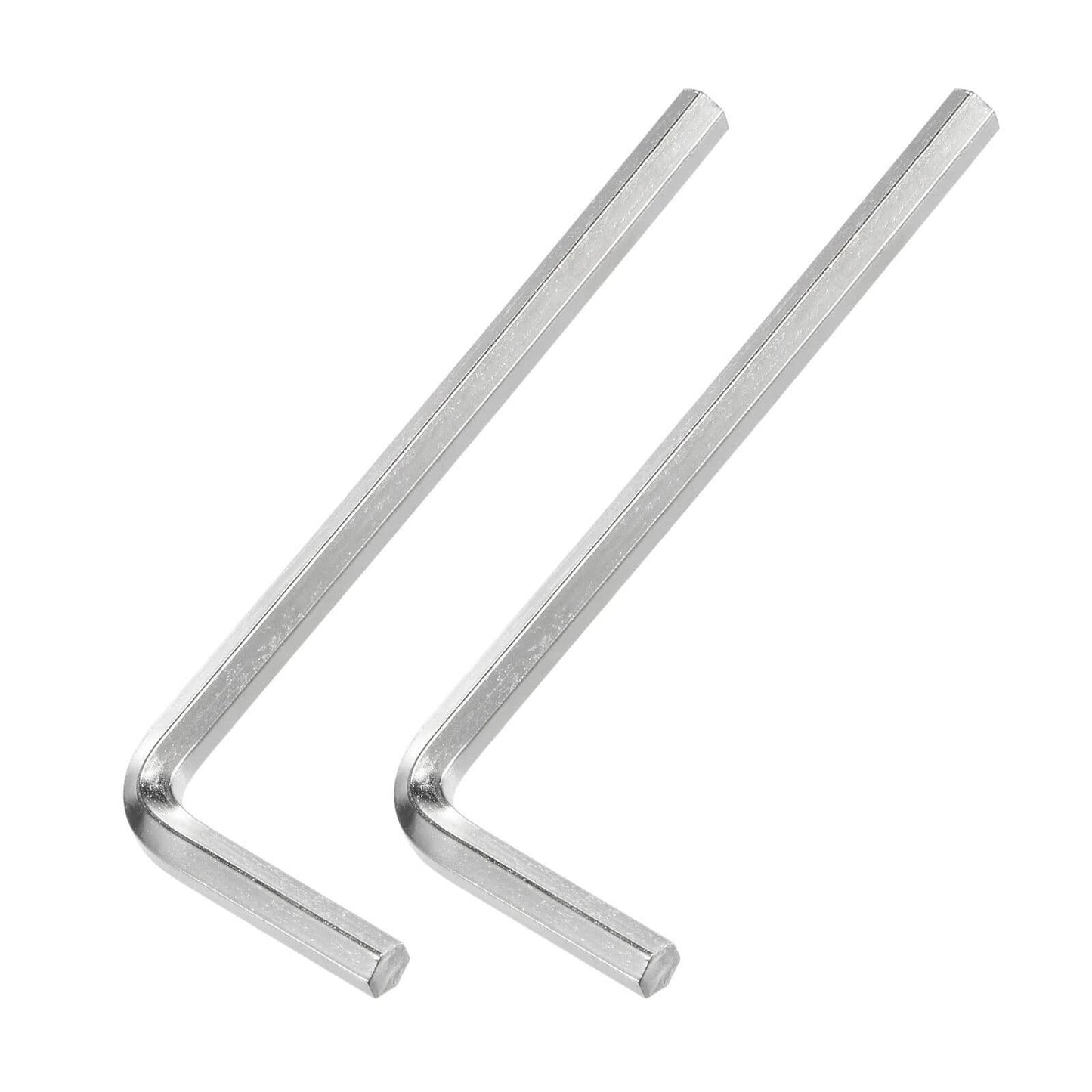 DMiotech 3/16" Hex Key Wrench L Shaped CR-V 2 Pack Aluminum 84mm