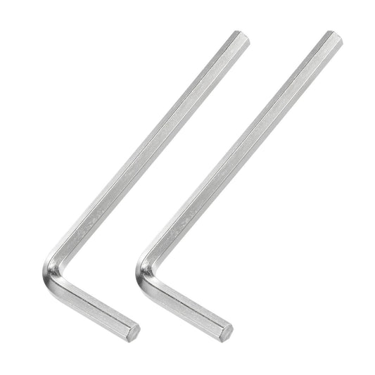 DMiotech 3/16" Hex Key Wrench L Shaped CR-V 2 Pack Aluminum 84mm