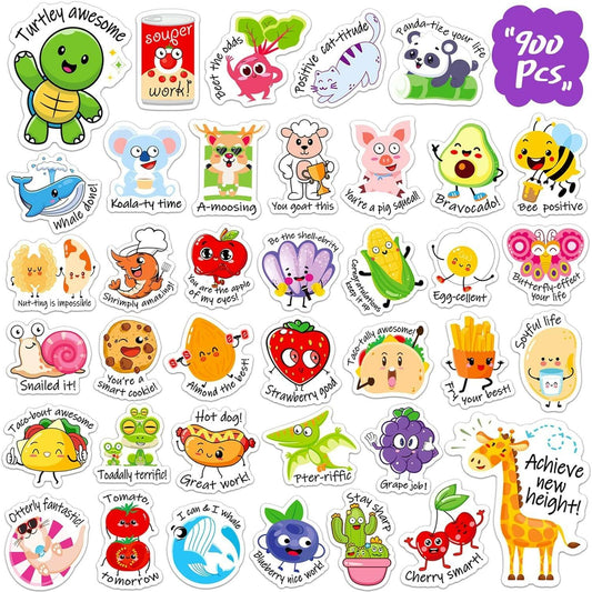 WESILY 50 PCS Summer Teacher Reward Waterproof Vinyl Stickers Cute Beach