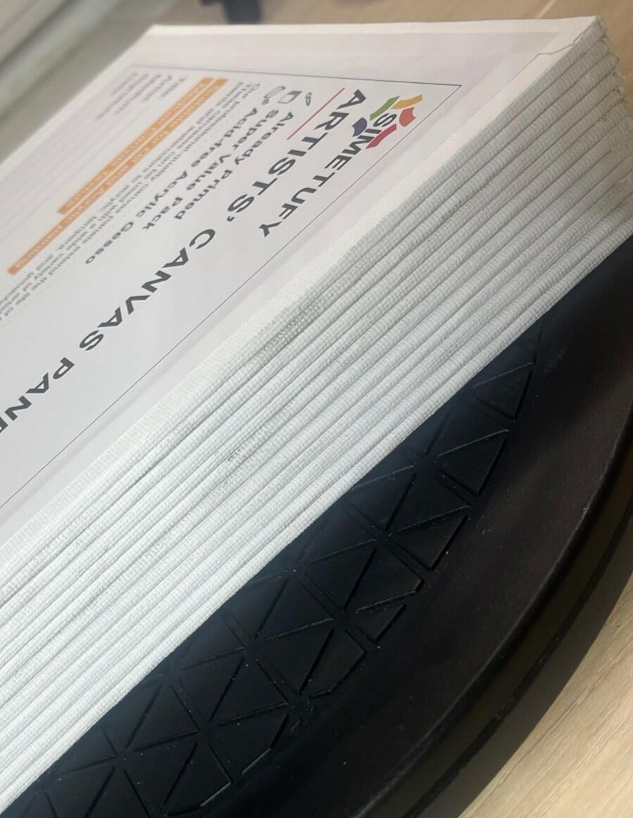 Simetufy Artists' Canvas Panel Oil Acrylic Painting 8x10in 12-Pack Primed Cotton