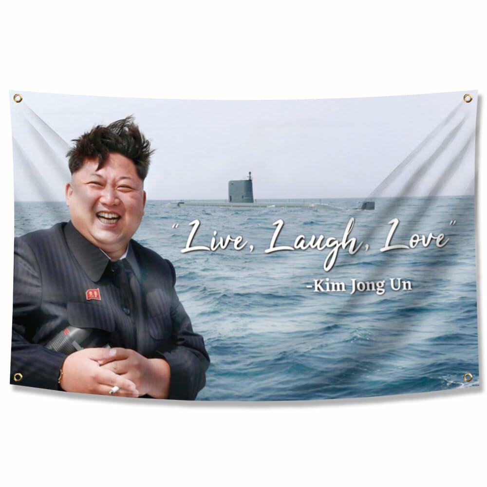 ENMOON Flag Tapestry 3x5ft Polyester Banner Multicolor Brass Grommets