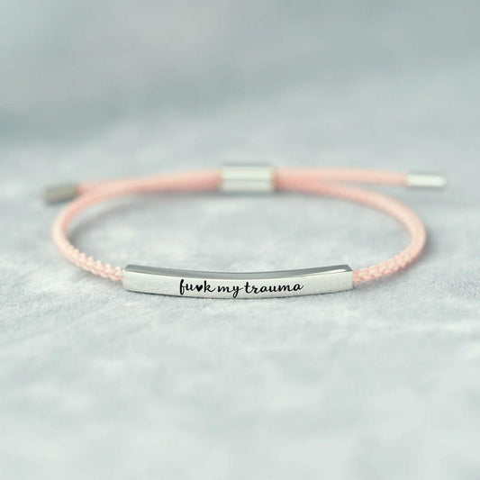 XMTYQ Black Leather Woven Bracelet Stainless Steel Pendant Black Rose Gold