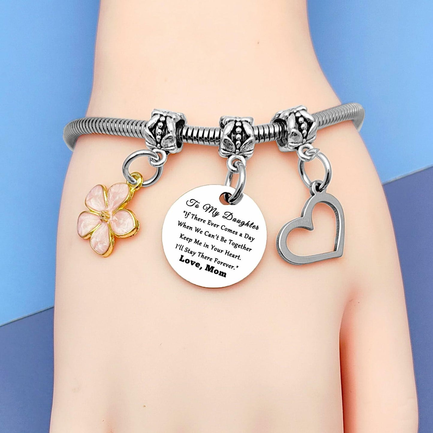 Daughter Bracelet Gift from Mom Dad Inspirational Jewelry for Women