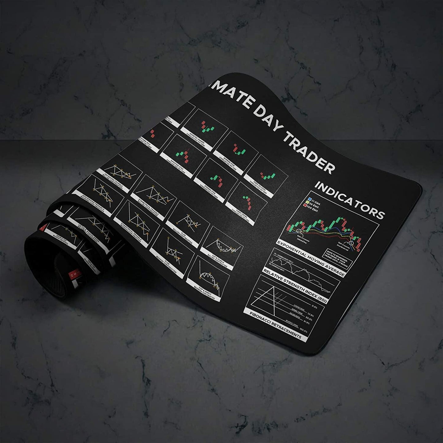 Designfullprint Stock Market Day Trader Crypto Investor Mouse Mat Large Cloth 2