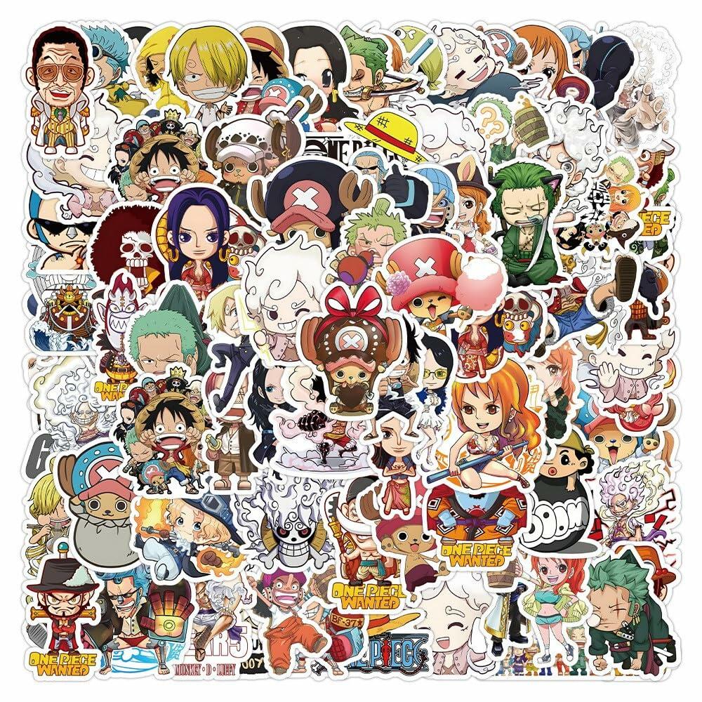 Cartoon Anime Stickers 100PC Waterproof Vinyl for Laptop Phone Skateboard
