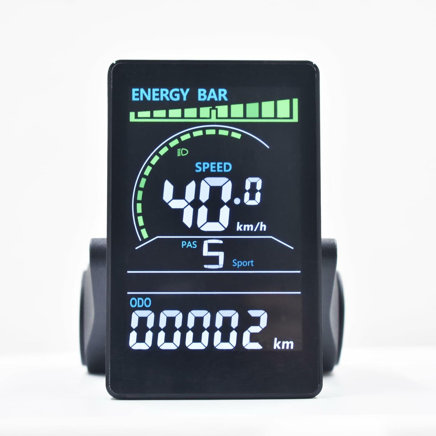 Mcezdy Ebike LCD Display UART No.2 24V-60V Colorful Acrylic Black