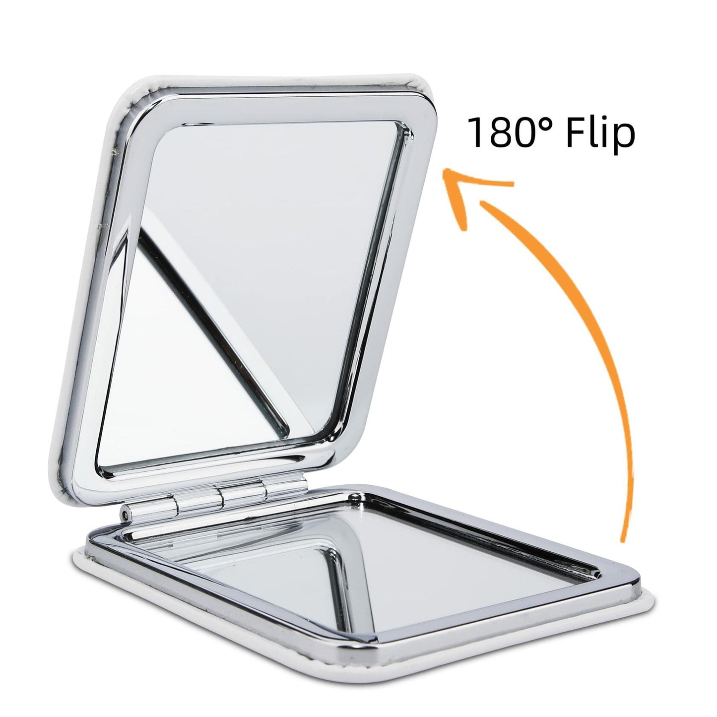 Gtizry To My Daughter PU Leather Compact Makeup Mirror Double-Sided Jz Color