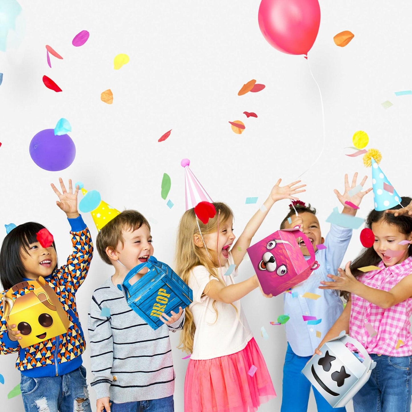 Ugoint Video Game Birthday Party Supplies 20Pcs Gift Boxes Multicolor