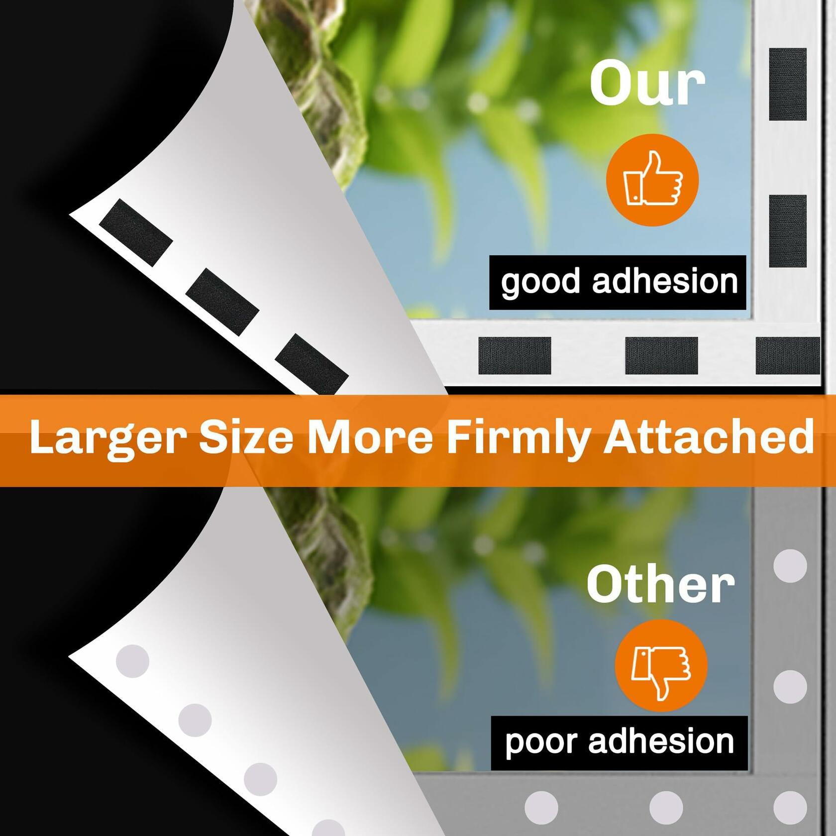 Glidea Portable Blackout Curtain No Drilling Reusable Shade for Bedroom Travel