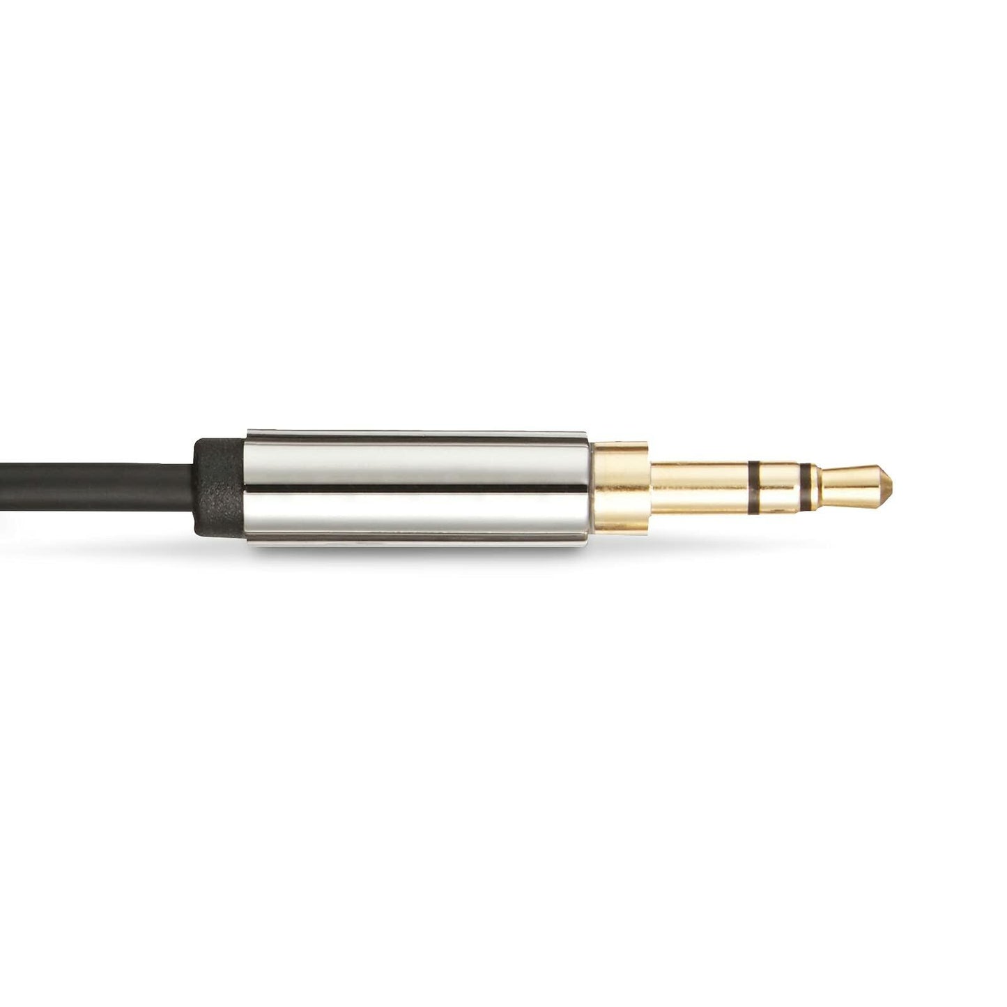 [Like New] Amazon Basics 3.5mm Auxiliary Audio Cable Gold-Plated Plugs 8ft Black