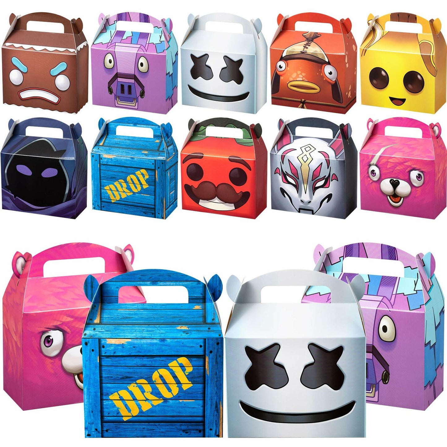 Ugoint Video Game Birthday Party Supplies 20Pcs Gift Boxes Multicolor