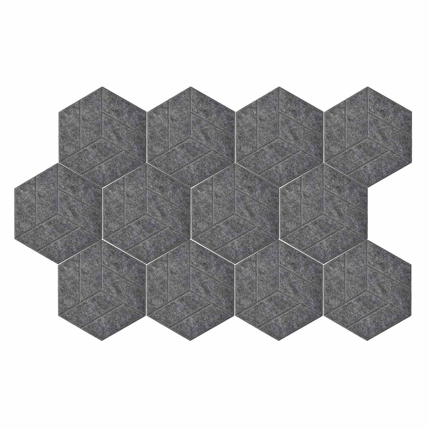 PATIKIL 12 Pack Acoustic Panels 12"x10" Self Adhesive Soundproof Wall Tiles