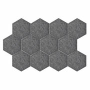 PATIKIL 12 Pack Acoustic Panels 12"x10" Self Adhesive Soundproof Wall Tiles
