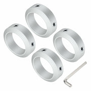 uxcell Set Screw Shaft Collar 50mm Shaft 70mm OD 22mm Thick Aluminum 4pcs