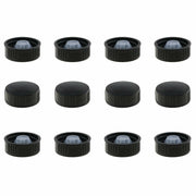 ZZHXSM 12PCS 28mm Bakelite Phenolic Resin Sealing Screw Caps Black