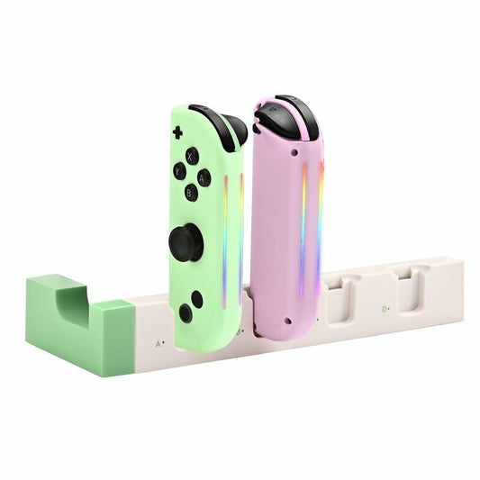 SWTOTK Upgraded Switch Controller Charging Dock for OLED/Lite, 4 Joypads Black